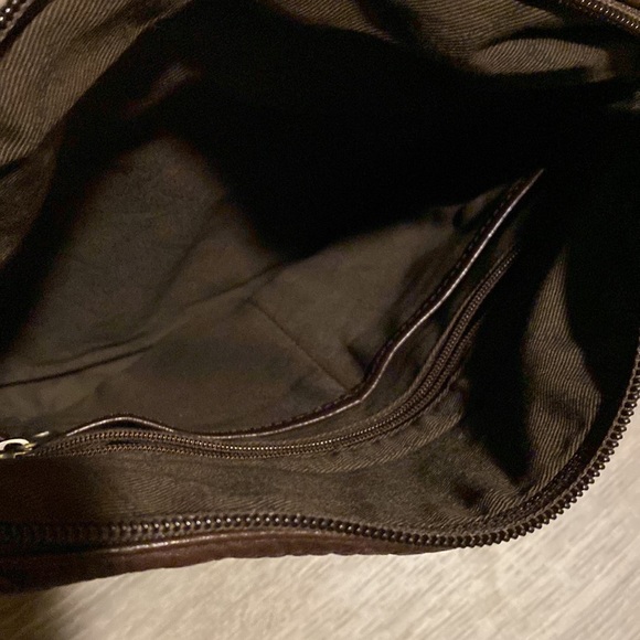 Genuine leather woolrich crossbody/shoulder bag - Picture 4 of 8